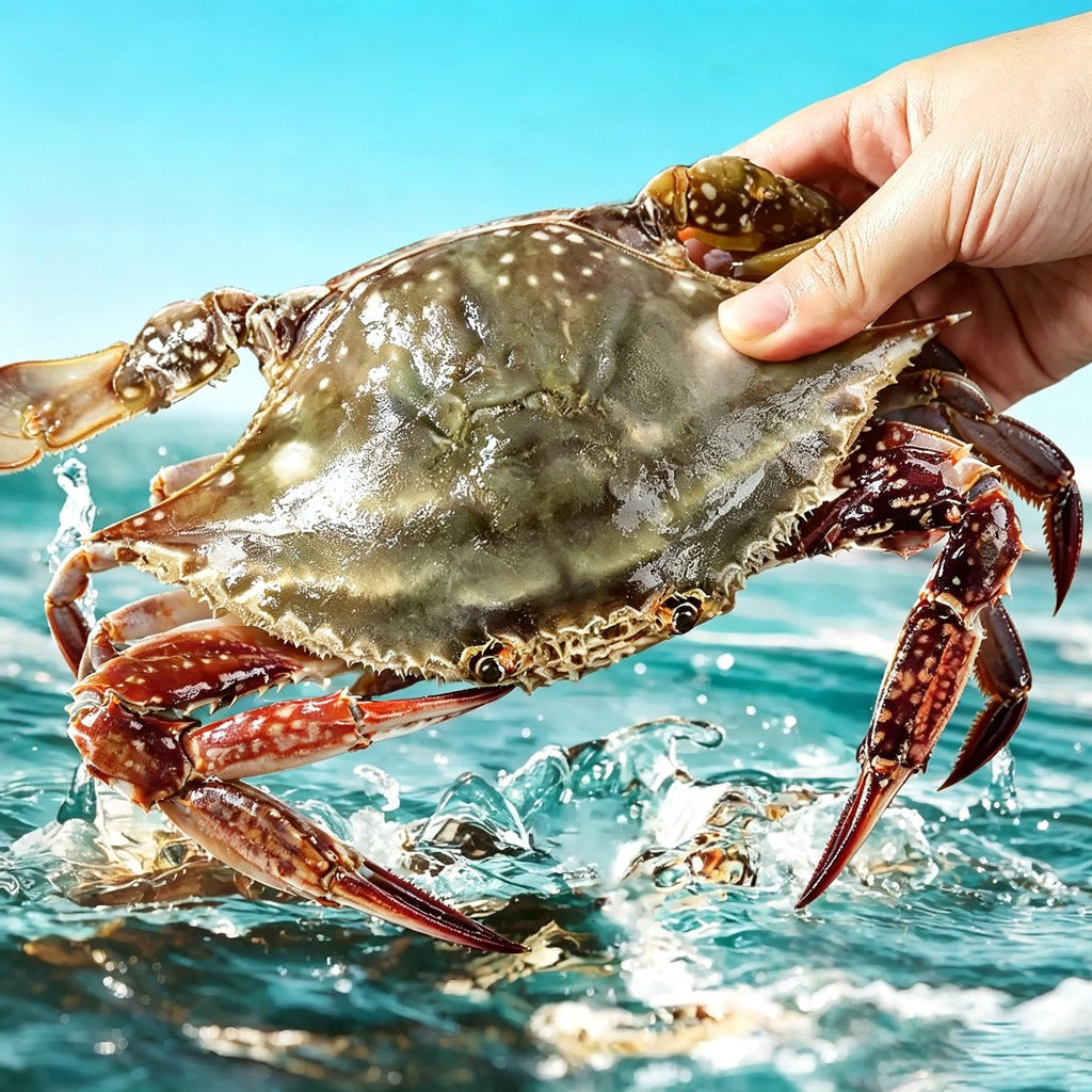 Frozen Swimming Crabs, 2 kg Pack